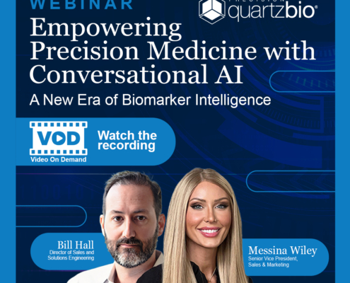 QuartzBio Conversational AI Biomarker Intelligence Webinar