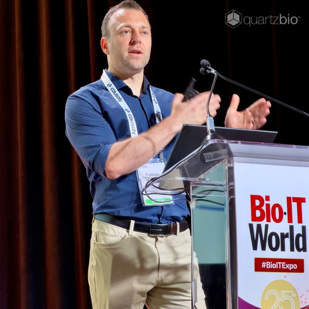 QuartzBio Booth 508 Bio-IT World 2026
