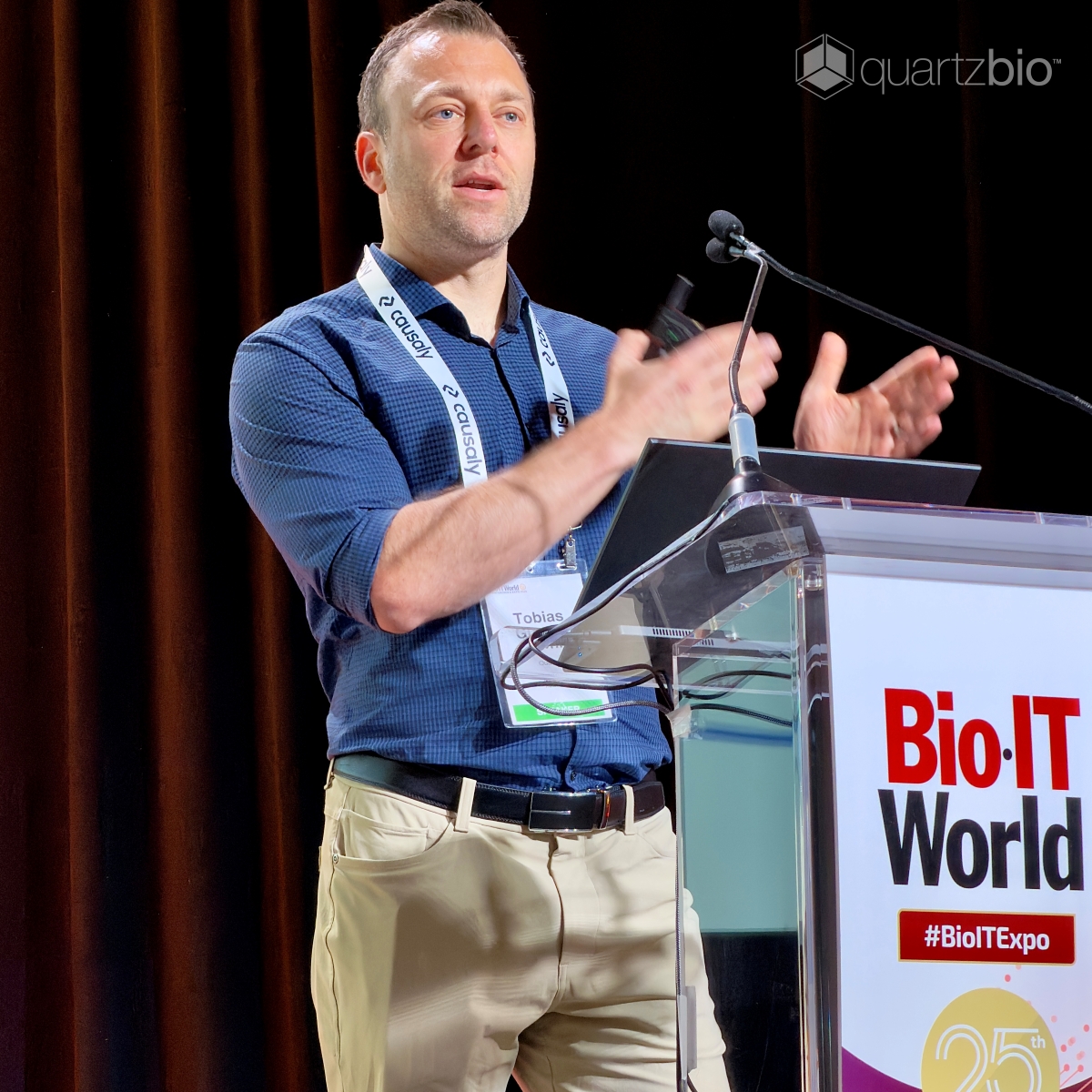 QuartzBio Booth 508 Bio-IT World 2026