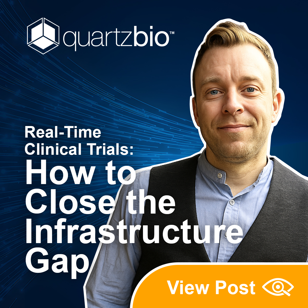 Real-time clinical trials - closing the infrastructure gap - Tobi Guennel QuartzBio
